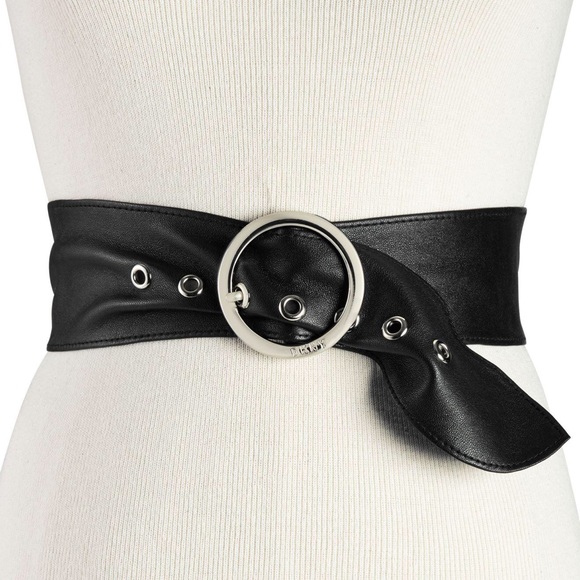 Dkny Accessories - DKNY NWT Soft Black Leather Belt